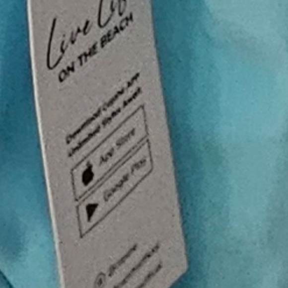 Cupshe one piece turquoise bathing suit w/ strappy back SZ M NWT - Picture 8 of 9